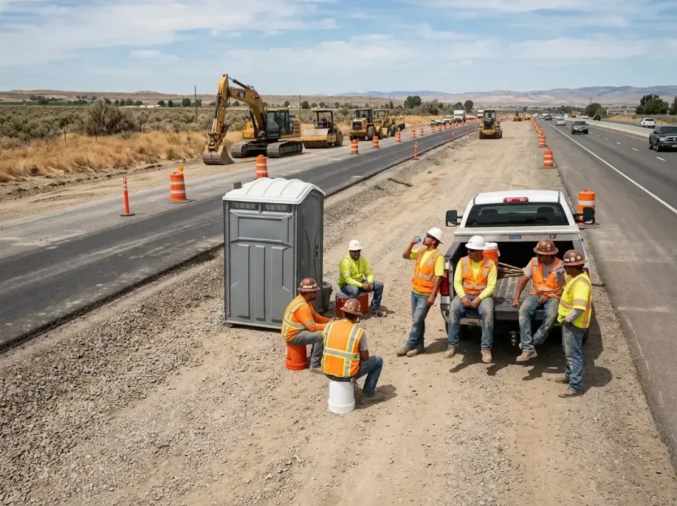 highway-road-construction-crew-007 — frequently asked questions, Porta Potty and Restroom Rentals in Ludowici, GA